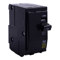 Miniature Circuit Breaker, QO Series, 10A, 2 Pole, 120/240V AC, 10kA at 120/240V AC - QO2105237