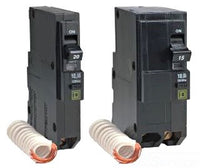 Miniature Circuit Breaker, QO Series, 20A, 2 Pole, 120/240V AC, 10kA at 120V AC, B Curve - QO220EPD