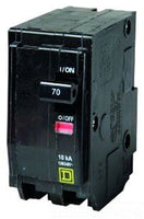Miniature Circuit Breaker, QO Series, 80A, 2 Pole, 120/240V AC, 10kA at 120/240V AC - QO280