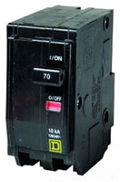 Miniature Circuit Breaker, QO Series, 90A, 2 Pole, 120/240V AC, 10kA at 120/240V AC - QO290
