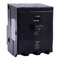 Miniature Circuit Breaker, QO Series, 20A, 3 Pole, 240V AC, 10kA at 240V AC - QO320HID