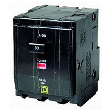 Miniature Circuit Breaker, QO Series, 30A, 3 Pole, 120/240V AC, 10kA at 120/240V AC - QO330