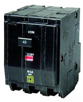 Miniature Circuit Breaker, QO Series, 40A, 3 Pole, 120/240V AC, 10kA at 120/240V AC - QO340