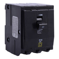 Miniature Circuit Breaker, QO Series, 50A, 3 Pole, 240V AC, 10kA at 120/240V AC - QO3505238