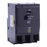 Miniature Circuit Breaker, QO Series, 60A, 3 Pole, 240V AC, 10kA at 120/240V AC - QO3605273