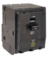 Miniature Circuit Breaker, QO Series, 90A, 3 Pole, 120/240V AC, 22kA at 120/240V AC - QO390VH