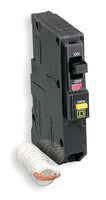Miniature Circuit Breaker, QO Series, 15A, 1 Pole, 120V AC, 10kA at 120V AC, A Curve - QOB115GFI
