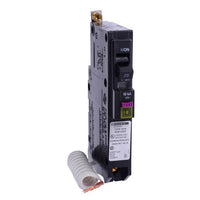 Miniature Circuit Breaker, QO Series, 20A, 1 Pole, 120V AC, 22kA at 120V AC - QOB120VHDF
