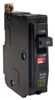 Miniature Circuit Breaker, QO Series, 25A, 1 Pole, 120/240V AC, 22kA at 120/240V AC - QOB125VH
