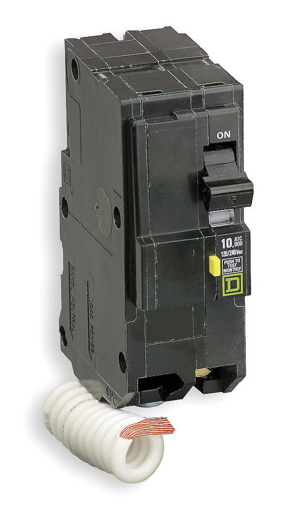 Miniature Circuit Breaker, QO Series, 20A, 2 Pole, 120/240V AC, 10kA at 120/240V AC, B Curve - QOB220EPD