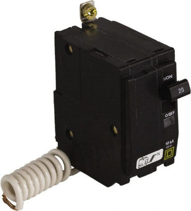 Miniature Circuit Breaker, QO Series, 20A, 2 Pole, 120V AC, 10kA at 120V AC - QOB220SWN