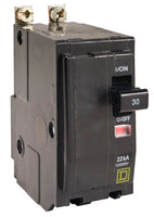 Miniature Circuit Breaker, QO Series, 60A, 2 Pole, 120/240V AC, 22kA at 120/240V AC - QOB260VH