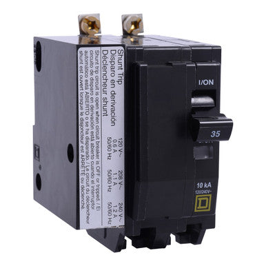 Miniature Circuit Breaker, QO Series, 70A, 2 Pole, 120/240V AC, 10kA at 120/240V AC - QOB2701021
