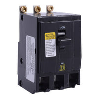 Miniature Circuit Breaker, QO Series, 60A, 3 Pole, 240V AC, 10kA at 240V AC - QOB300