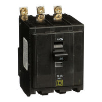 Miniature Circuit Breaker, QO Series, 30A, 3 Pole, 120/240V AC, 10kA at 120/240V AC - QOB3305237