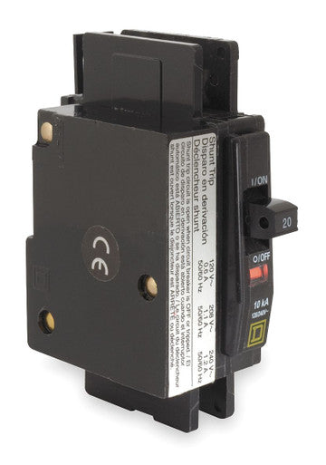 Miniature Circuit Breaker, QO Series, 20A, 1 Pole, 120/240V AC, 10kA at 120/240V AC - QOU1201021