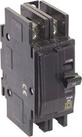 Miniature Circuit Breaker, QO Series, 15A, 2 Pole, 240V AC, 10kA at 240V AC - QOU215H