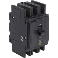 Miniature Circuit Breaker, QO Series, 50A, 3 Pole, 120/240V AC, 10kA at 120/240V AC - QOU350B
