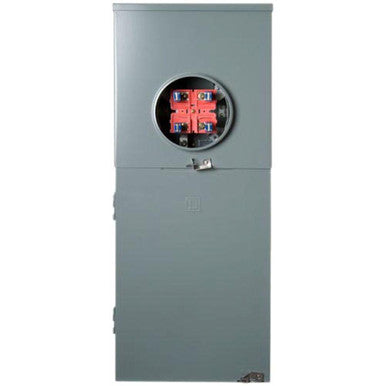 Homeline 200A 8-Space 16-Circuit Outdoor Combination Meter Socket & Main Breaker Load Center - RC816F200SL
