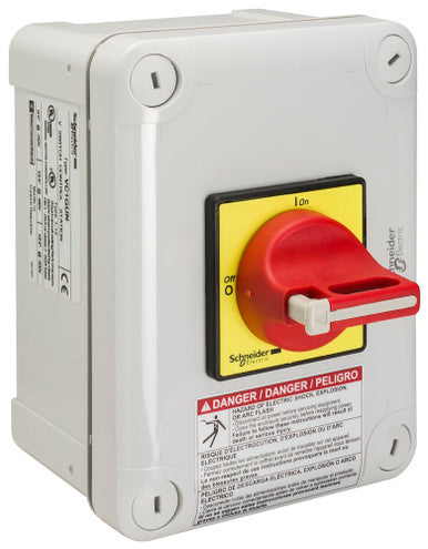 Load-break switch, Rotary actuator, 3 pole, 20 A, (W x H x D) 121 x 164 x 132 mm, VC1GUN - VC1GUN