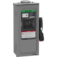 Safety Switch, Fusible, 3PST, Three Phase, NEMA 3R, Indoor/Outdoor, Steel - VH321NRB