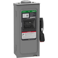 Safety Switch, Fusible, 3PST, Three Phase, NEMA 3R, Indoor/Outdoor, Steel - VH361RB