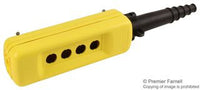 Pushbutton Enclosure; 4 Hole Cut-Out; Yellow Cover; Pendant; Harmony XAC Series - XACA04H7