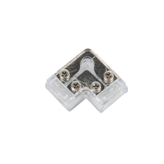 24VDC Basics  Corner Tape to Tape Connector in Clear