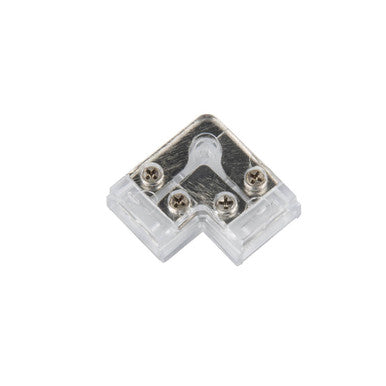 24VDC Basics  Corner Tape to Tape Connector in Clear