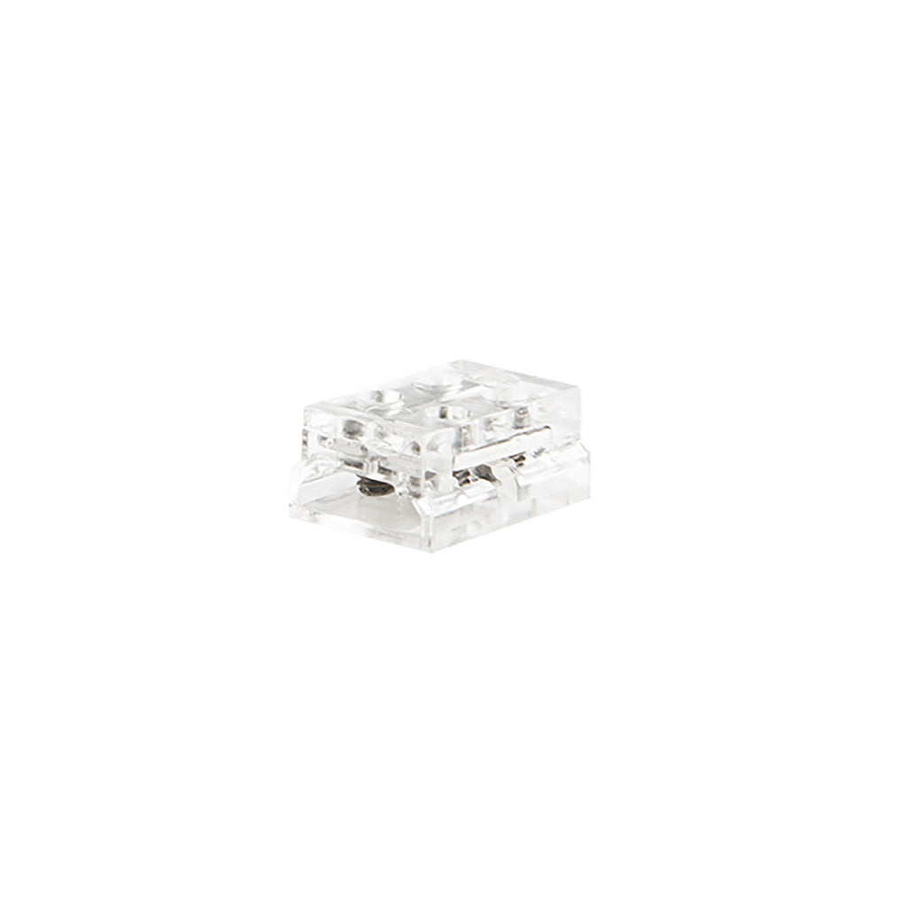 24VDC Basics  Inline Tape to Tape Connector in Clear