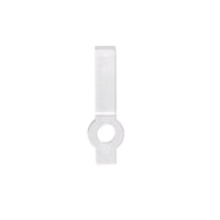 Plastic mounting Clips 10MM in CLEAR