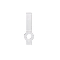 Plastic mounting Clips 10MM in CLEAR