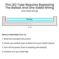 T5 Hybrid Ballast Bypass and Compatible; 5000K Daylight; 24 Watt; 50000 average rated hours; 3300 lumens