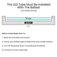T5 Hybrid Ballast Bypass and Compatible; 5000K Daylight; 24 Watt; 50000 average rated hours; 3300 lumens
