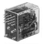 Power Relay 24VDC 3.2KOhm 5A DPDT(24.13x18.67x30.1)mm Plug-In General Purpose Relay - R10-E1M2-S3.2K
