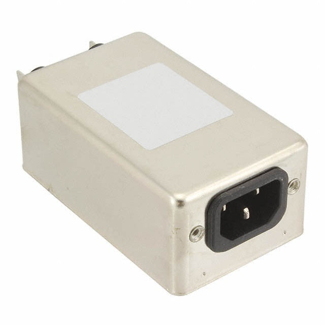Power Entry Module General Purpose RFI 50Hz/60Hz 10A 250VAC Quick Connect Flange Mount - 10VR7