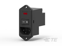 Power Entry Modules 10A Dual Fuse Vertical Mount |Te Connectivity Amp 8-6609940-1 - PM0S0DSX0