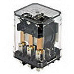 Power Relays; Industrial Panel Plug-In; KUMP; 2 Pole; Bracket, Panel Mount; 1393117-3 - KUMP-7D58-48