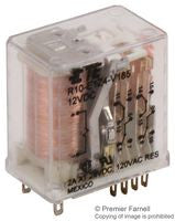 Power Relays; Industrial Panel Plug-In; R10; 4 Pole; Socket Mount; 7-1393766-9 - R10-E1Z4-V185