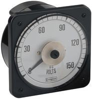 Switchboard Meter, SelfContained, 0-600 AC Volt, 50/60 Hz, Bezel 4-1/2, Crompton | TE Connectivity 007-05GA-SJSJ-C7 - 007-05GA-SJSJ-C7