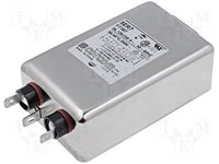 Power Entry Modules General Purpose RFI 50Hz/60Hz 5A 250VAC QuickConnect Flange Mount - 5ER7