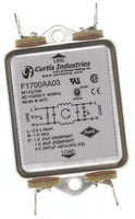 Power Line Filters 3A 1/4-1/4 Faston Flange Mount |Te Connectivity Amp 6609036-2 - 3VSK3