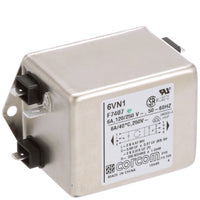 6VN1 Series 6 A 250 VAC Single Phase Faston Flange Mount Power Line Filter - 6VN1
