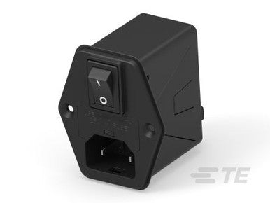 Connector Power Entry Filtered Receptacle 3 Position 250Vac 6A Straight 1 Port - 6HPENS1-NG