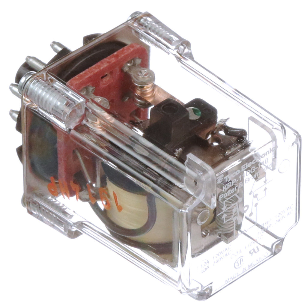 Electromechanical Relay 110VDC 10KOhm 10A DPDT(35.71x35.71)mm Socket General Purpose Relay - KRP-11DG-110
