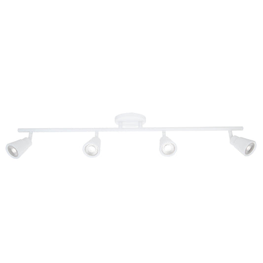 Solo Fixed Rail with 4 Spot Lights 3000K White