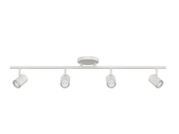 Pipe Fixed Rail with 4 Spot Lights 5CCT White - TK-260504-CS-WT