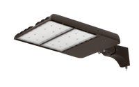 LED Pickleball Court Light - Watt Selectable  400W/320W/240W - 5000K Daylight - Max 69,000 Lumens - 277-480V - Adjustable Pole Mount - Bronze Finish