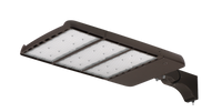 LED Pickleball Court Light - Watt Selectable  600W/480W/360W - 5000K Daylight - Max 100,000 Lumens - 277-480V - Adjustable Pole Mount - Bronze Finish
