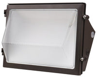 LED Wallpack - 60W/70W/80W Wattage Selectable - 10800 Max Lumens - 5000K Daylight - 120-277V - Bronze Finish